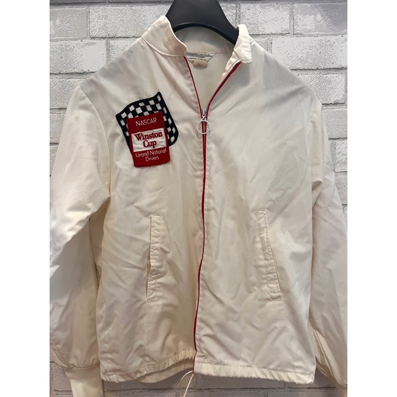 RMD Other - Vintage NASCAR Winston Cup Grand National Drivers Racing Jacket White RMD Mens